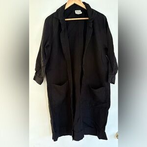 BEATON linen duster jacket